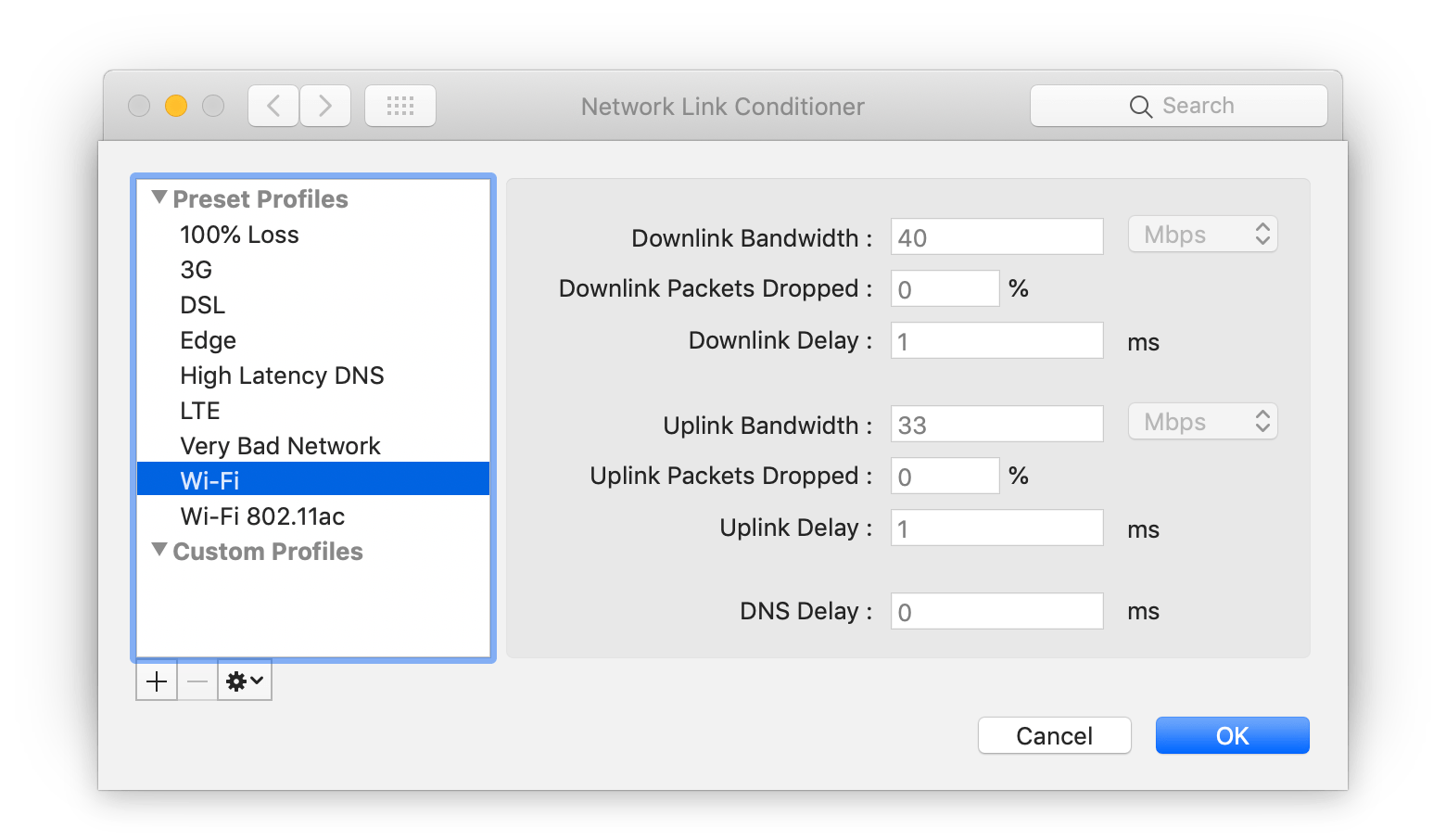 network emulator for mac