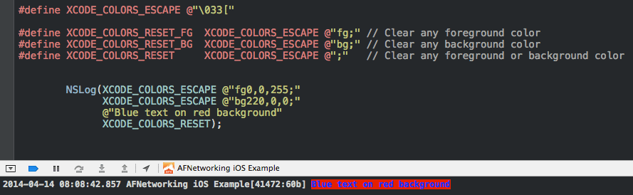 XcodeColors